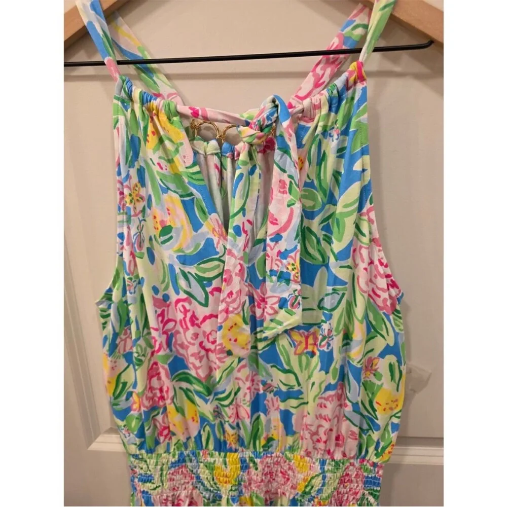 NWT Lilly Pulitzer Shirelle Skirted Romper Sz XL Grove Garden Beachy Resortwear - Picture 7 of 9
